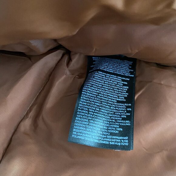 The North Face Short Down Jacket Women's Brown - Picture 9 of 10